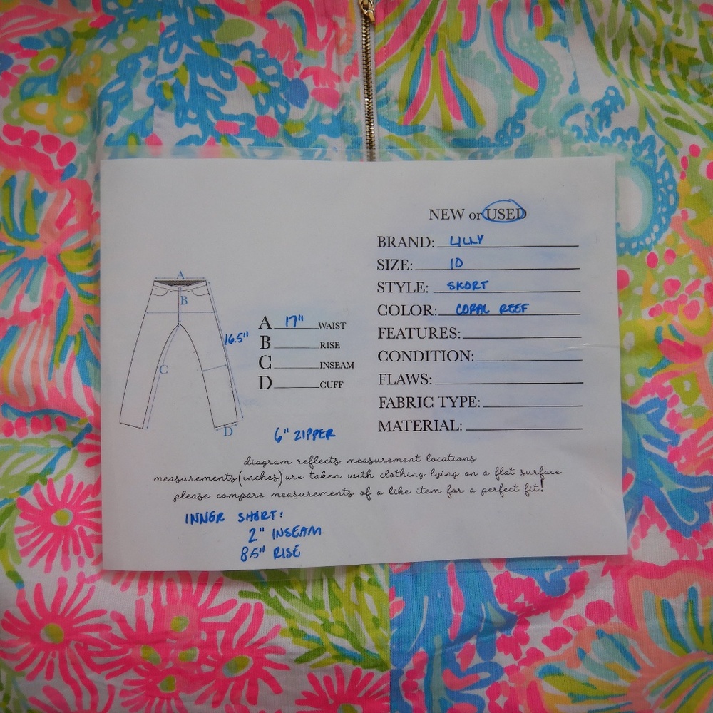 Lilly Pulitzer Colorful Floral Skort - Picture 11 of 12